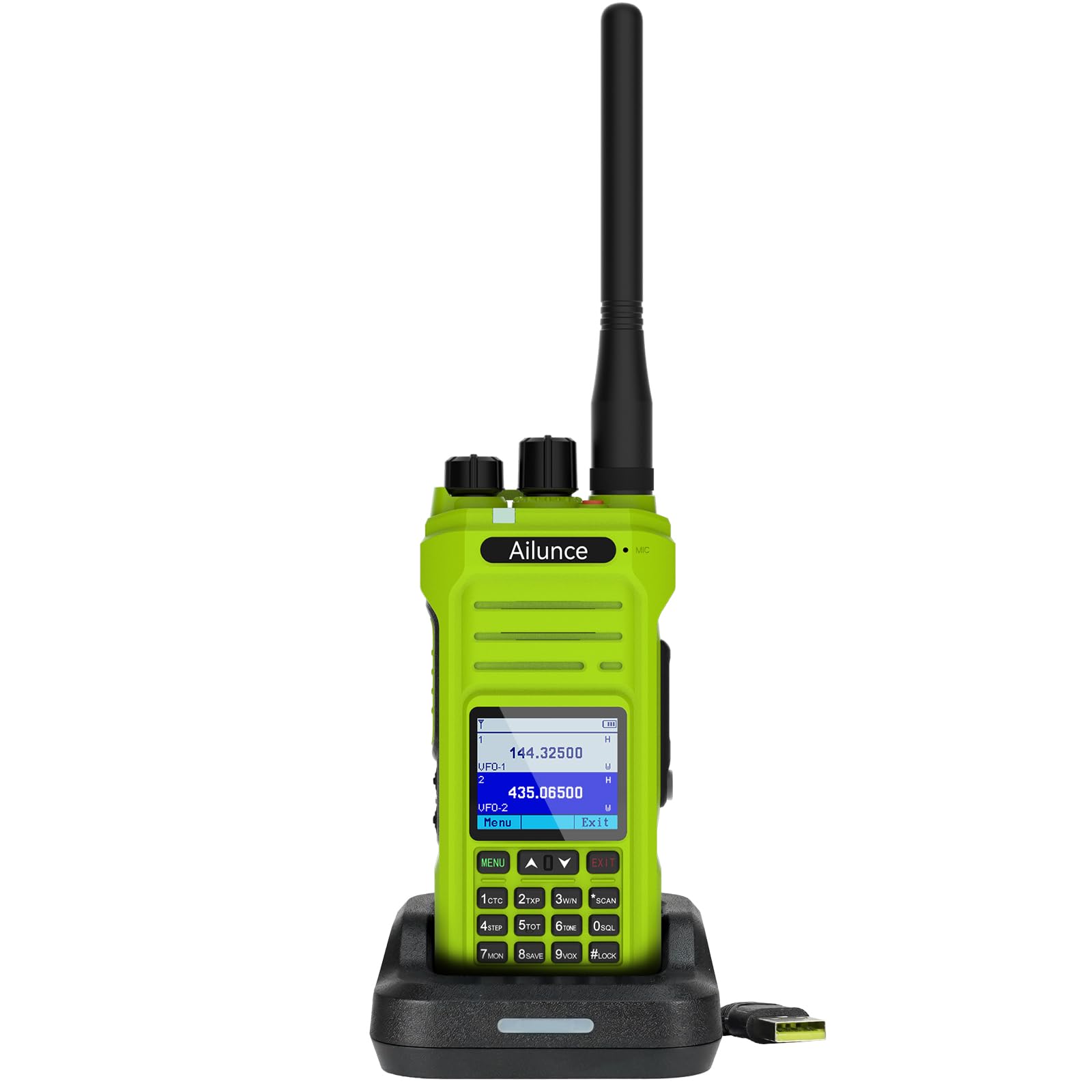 Retevis Ailunce HA1G GMRS Radio, Long Range Walkie Talkies, IP67 Waterproof Two Way Radio, NOAA Weather Alerts, USB-C Charging, 