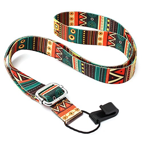 Futaba Printed Adjustable Nylon Strap Belt With Hook For Guitar