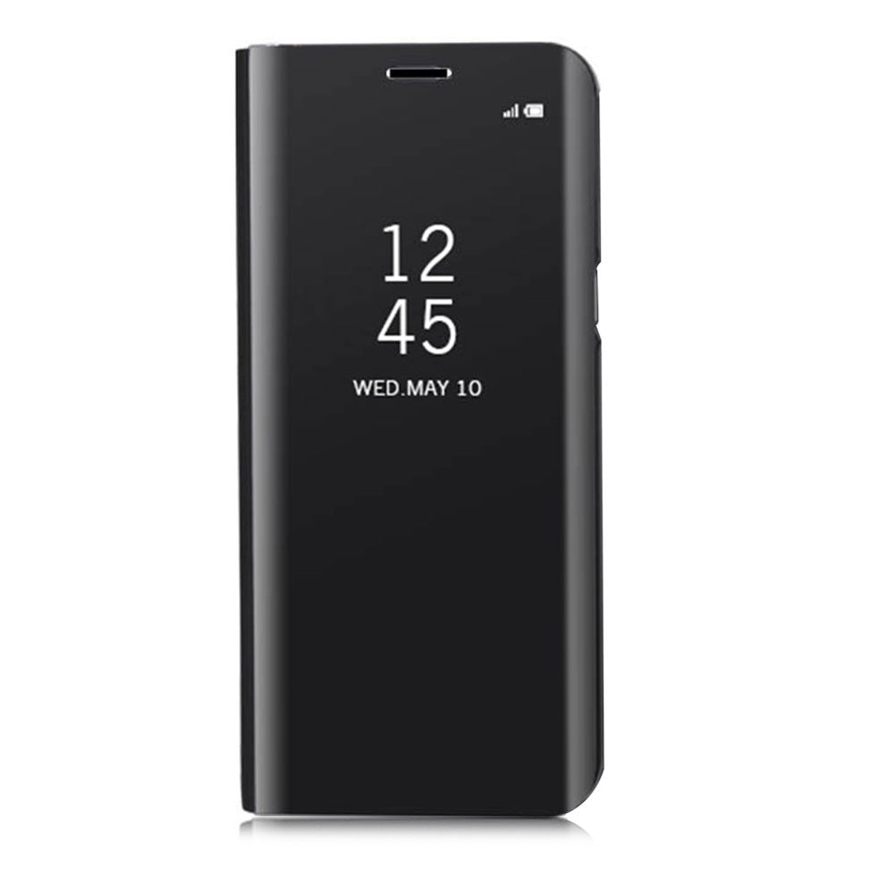 Aearl For Samsung Galaxy Note 8 Mirror Case, Plating Pc Smart Clear View Window Vertical Flip Stand Cover Full Body Protective S