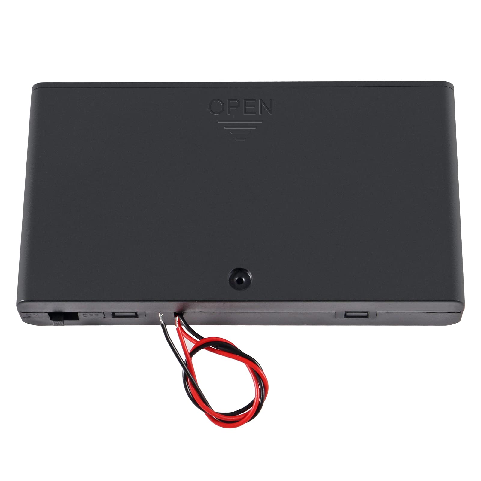 Aitiao 2Pcs 8 X Aa Battery Holder Case Box 8 X 12V Aa Battery Storage Box Battery Container Case With Cover On/Off Switch And Wi