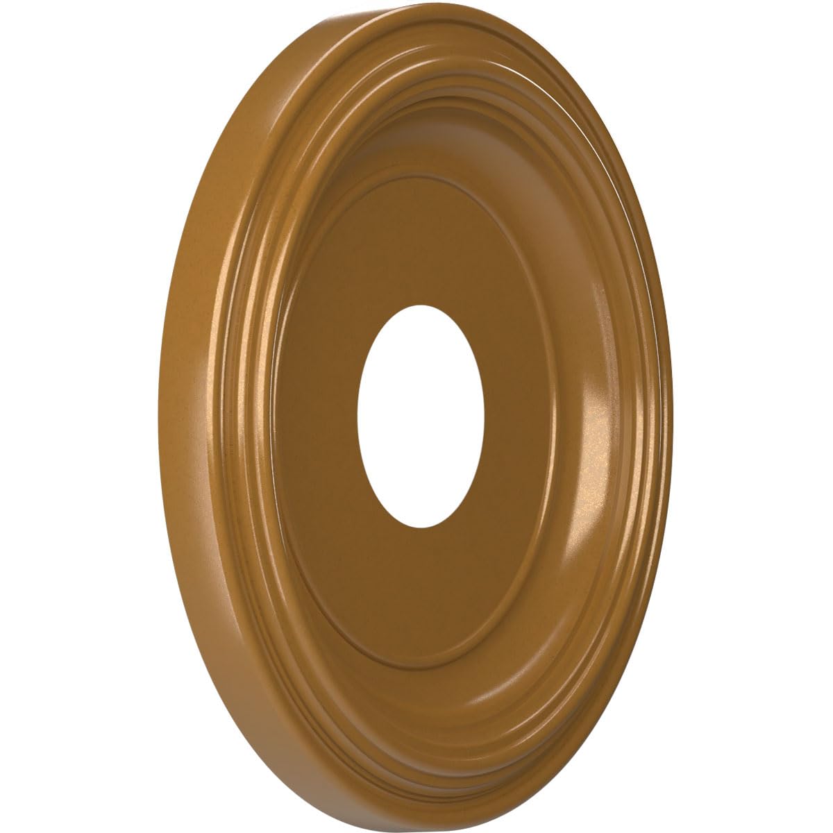 13Od X 3 1/2Id X 1 1/4P Traditional Thermoformed Pvc Ceiling Medallion (Fits Canopies Up To 7 1/2), Universal Aged Metallic Vint