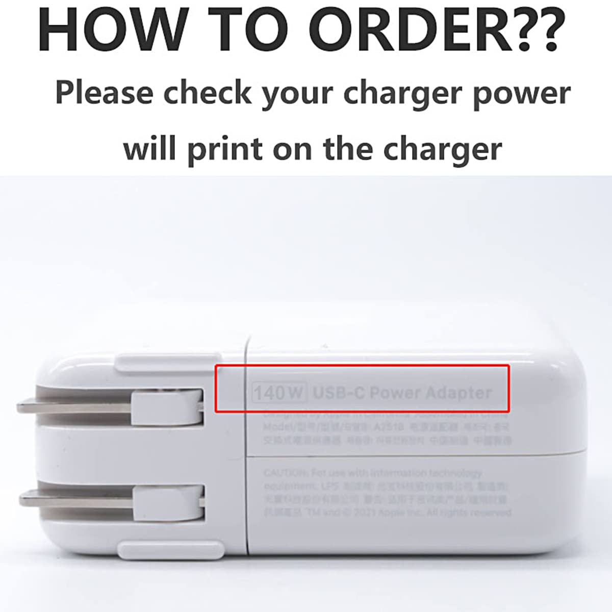 Lcmocico For Macbook Pro 16 Inch 2023 M3 A2991 Power Adapter Cover, 140W Soft Silicone Charger Case Sleeve For Mac Pro 16 A2780