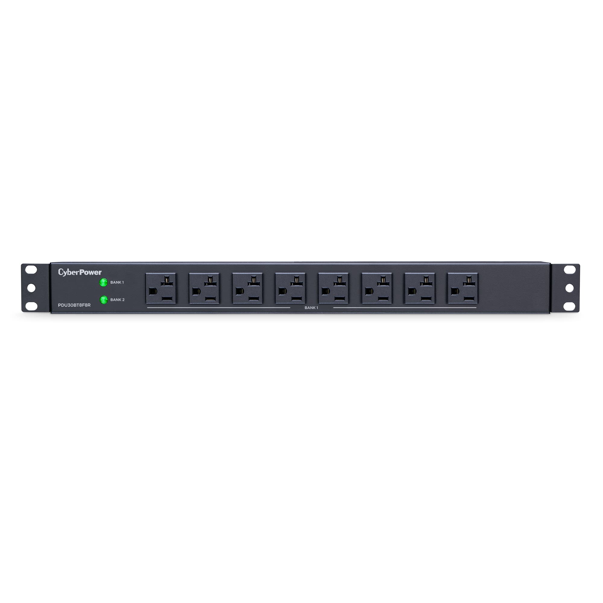 Cyberpower Pdu30Bt8F8R Basic Pdu, 100 125V/30A, 16 Outlets, 1U Rackmount