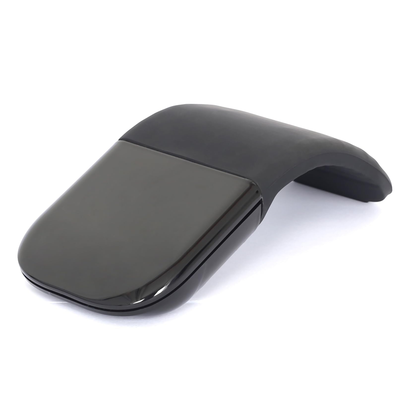 Bluetooth Arc Touch Mouse, UltraThin Portable Folding Travel Mouse whitout USB Dongle, Quiet Click, Powered by AAA Batteries, F