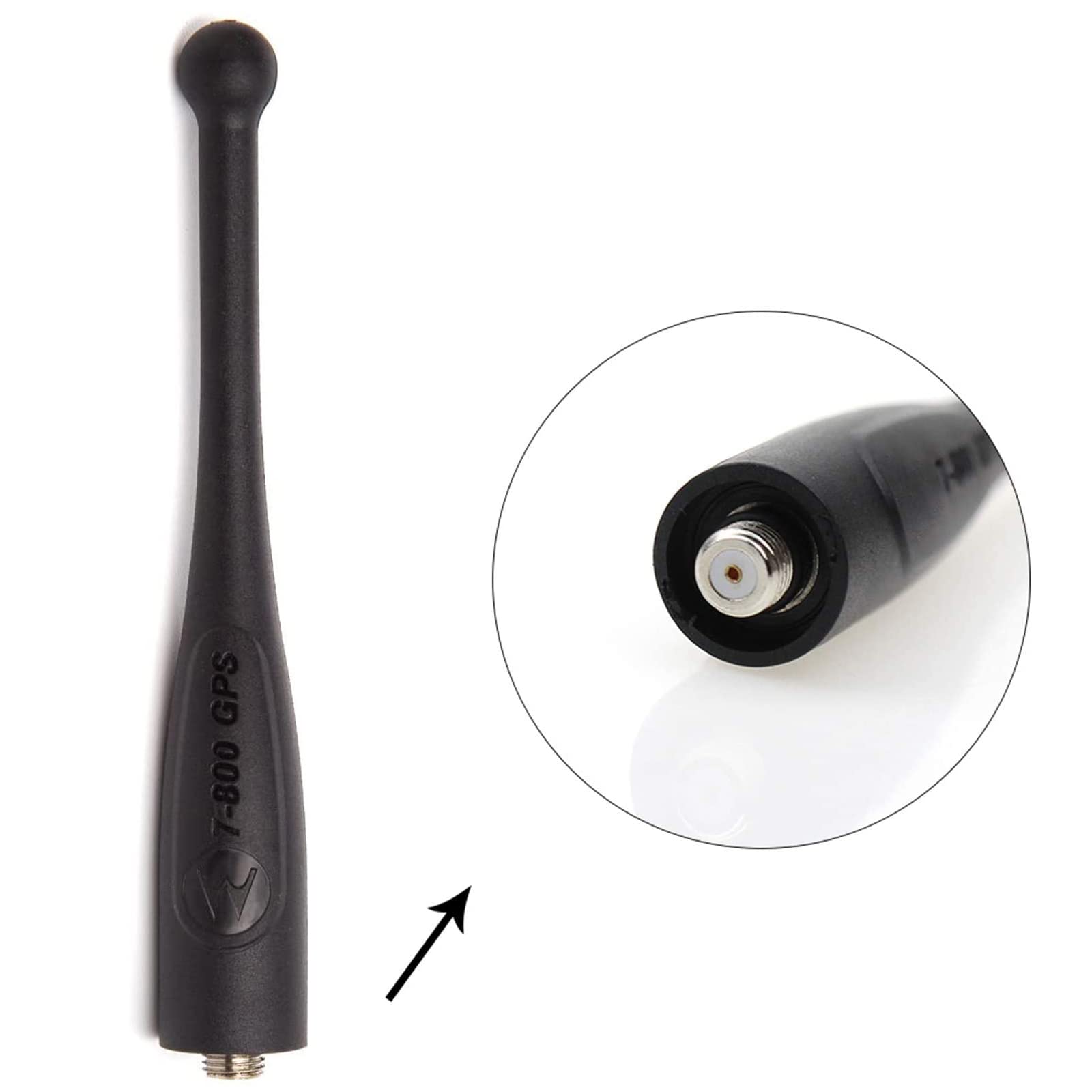 Antenna For Motorola Apx 6000 Radio Short Antenna Apx 6000Xe Apx 4000 Apx 7000 8000Xe Stubby Antenna 764 870 Mhz Single Band 7 8