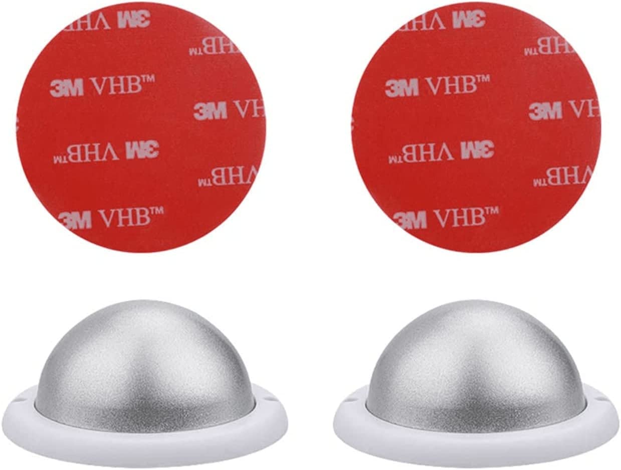 Haoyou Wall Mount Indoor/Outdoor Camera Mounts Compatible For Magnetic Arlo/Arlo Pro/Arlo Pro 2 Camera (2 Pack Silver)