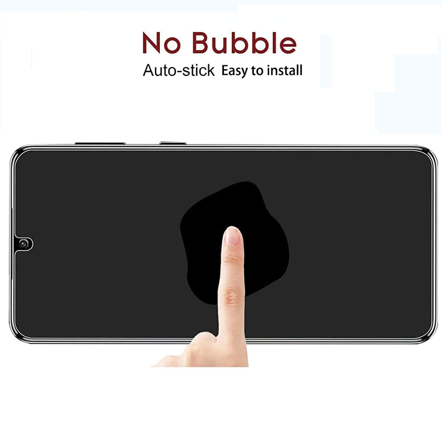 [2+2] Privacy Tempered Glass Screen Protector Designed For [Samsung Galaxy S21 Plus/ S21+ 5G 6.7