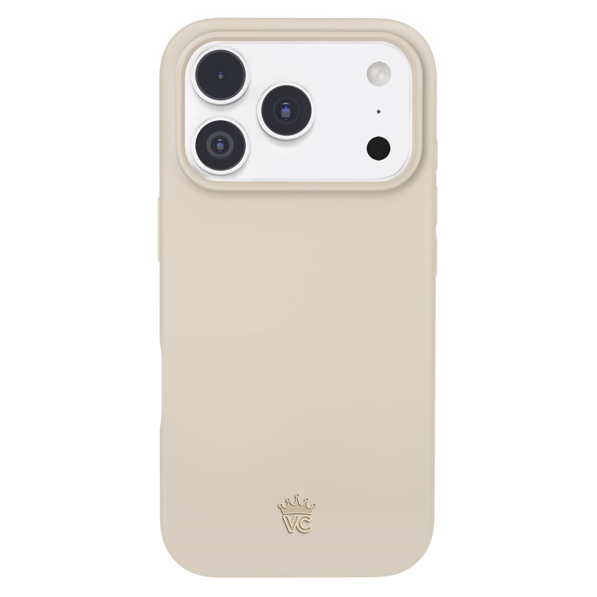 VELVET CAVIAR Case for iPhone 17 Pro | Compatible with MagSafe | 10ft Drop Tested | Smooth SatinShield Finish | Sand Stone 2.0