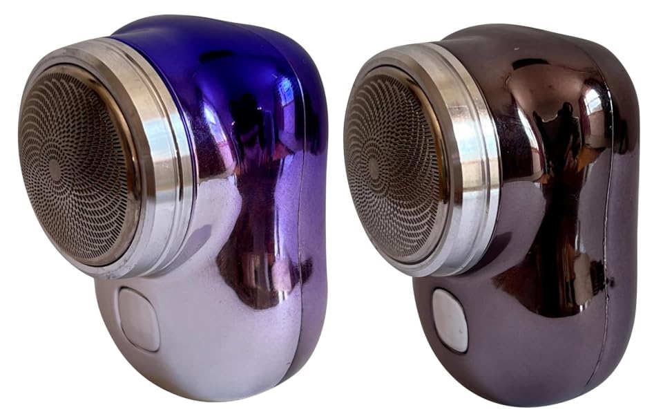 Pack Of 2X Model Mini Dual Head Electric Shaver Pocket Shaver Usb Mini Shavers For Men Washable Head Razor Rechargeable  Random