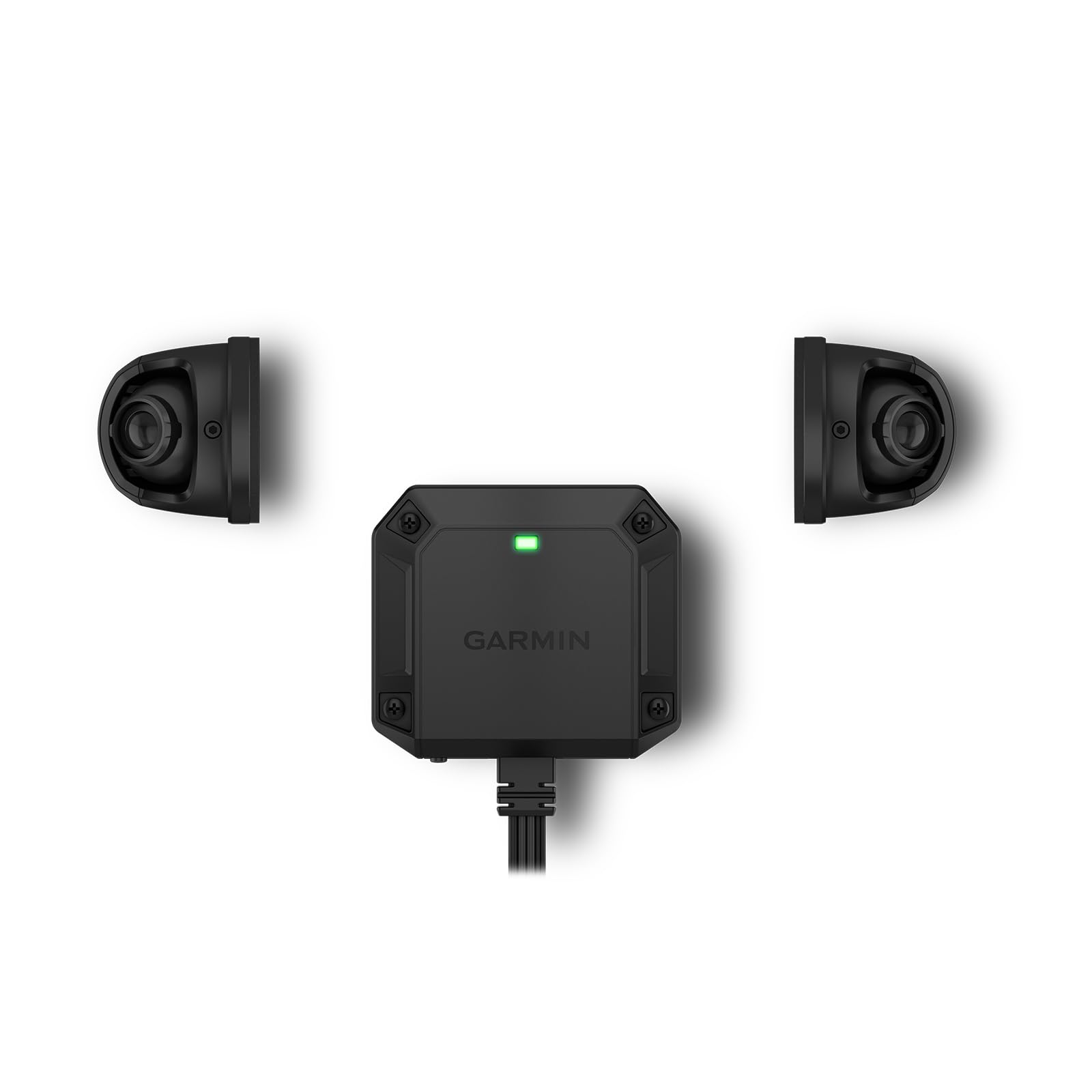 Garmin dezl DualView, Rugged Side Camera System, See Live Views Down Each Side of Your Truck, Blind-Spot Monitoring with Merging