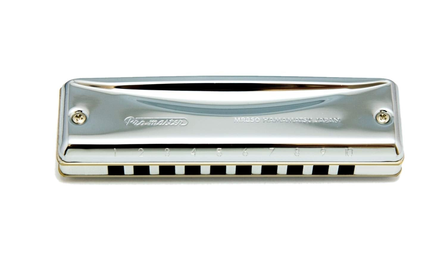 Other Harmonica, Silver With Chrome Plating (Suzuki Promaster Valved G)