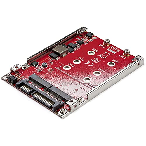 Startech.Com M.2 To Sata Adapter   Dual Slot   For 2.5In Drive Bay   Raid   M.2 Ssd   M.2 Adapter   M.2 Ssd Adapter (S322M225R)