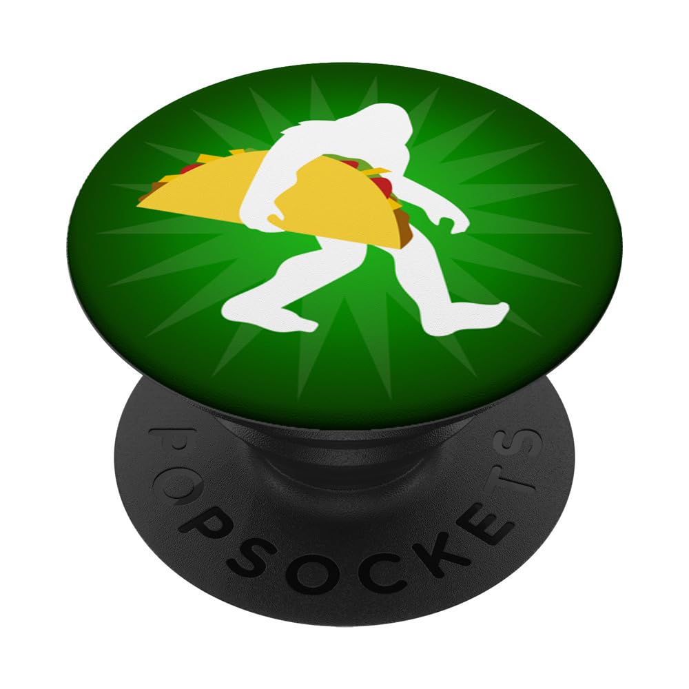 Bigfoot Taco Green Ombre Popsockets Stand For Smartphones And Tablets Popsockets Adhesive Popgrip