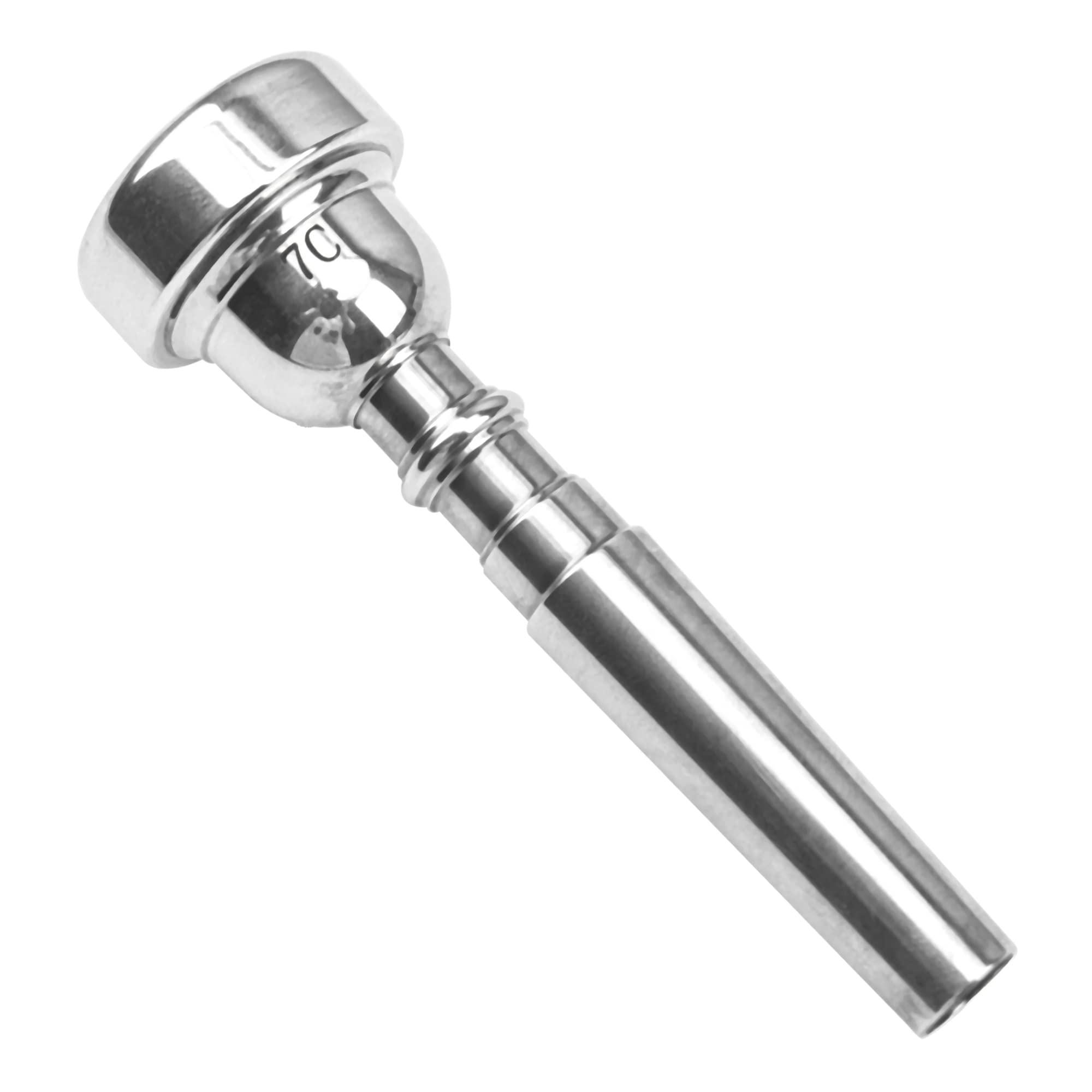 3Pcs Yootones Trumpet Mouthpiece 7C 5C 3C Trumpet Mouthpiece Set For Beginners And Professional Players (Silver)