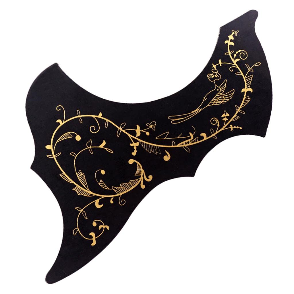 Secret Desire Folk Guitar Pickguard Scratch Plate For 40/41Inch For Acoustic Guitar Black|Musical Instruments & Gear | Guitars &