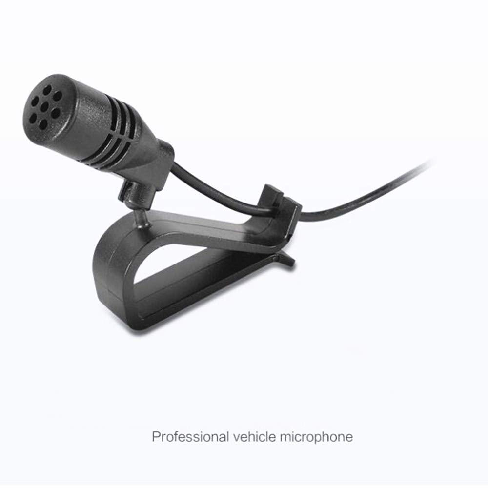 Car Microphone 3.5Mm Stereo External Mic Car Radio Microphone Compatible With Kenwood Boss Corehan Power Jvc Sony Jensen Alpine