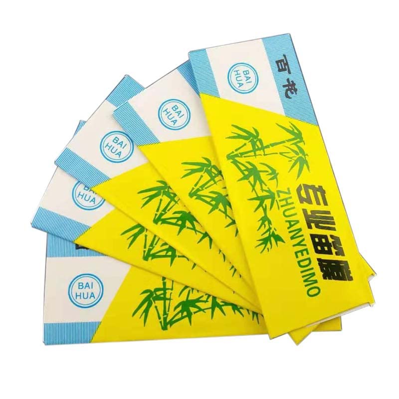 Tuoren 12 Pcs Bamboo Flute Membrane Dizi Dimo With Membrane Glue Protector Set