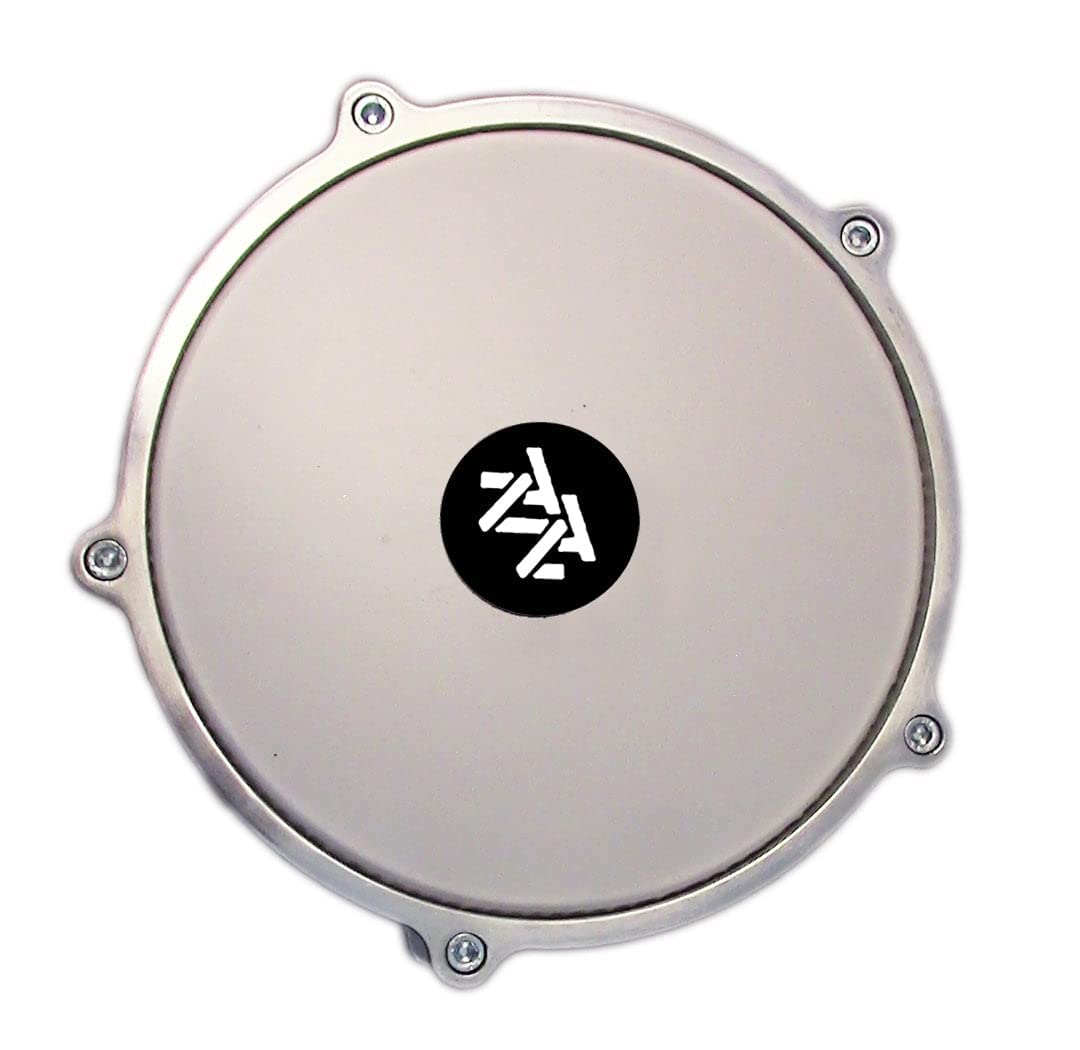 Zaza Percussion 16 Length Aluminum Darbuka, 8 Tunable Synthetic Head Turkish Doumbek Drum (Red   Engrave)