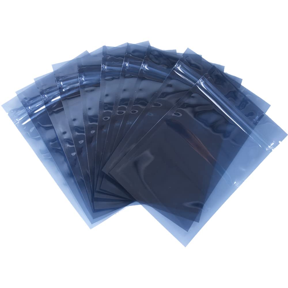 Anti Static Bags, 100Pcs Resealable Esd Bags 4X6In/10X15Cm,Antistatic Bags For 2.5'' Hard Drive Ssd Hdd And Electronic Device