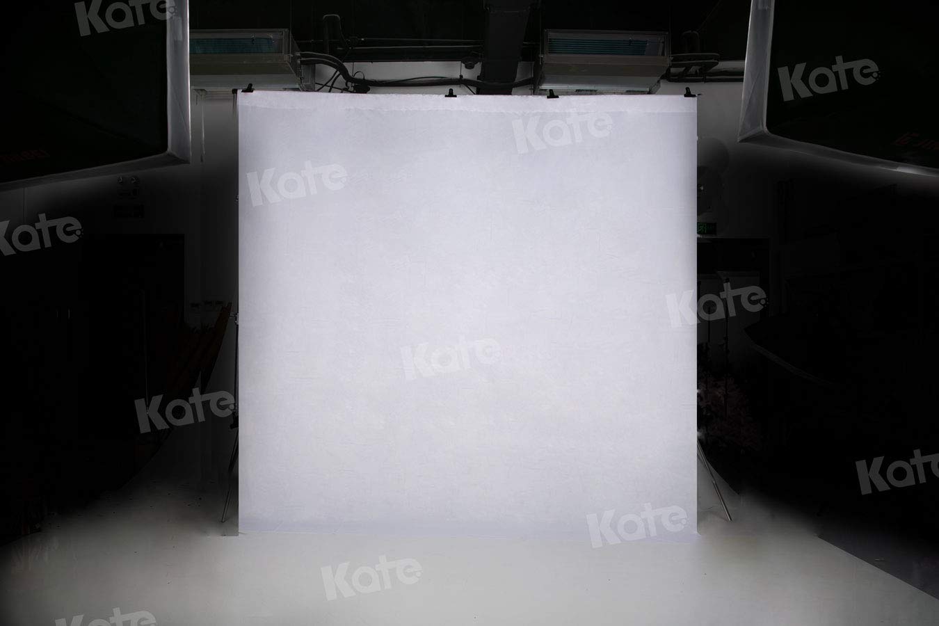 Kate 8Ft  10Ft Solid White Backdrop Portrait Photography Background For Photography Studio Children And Headshots Backdrop For P