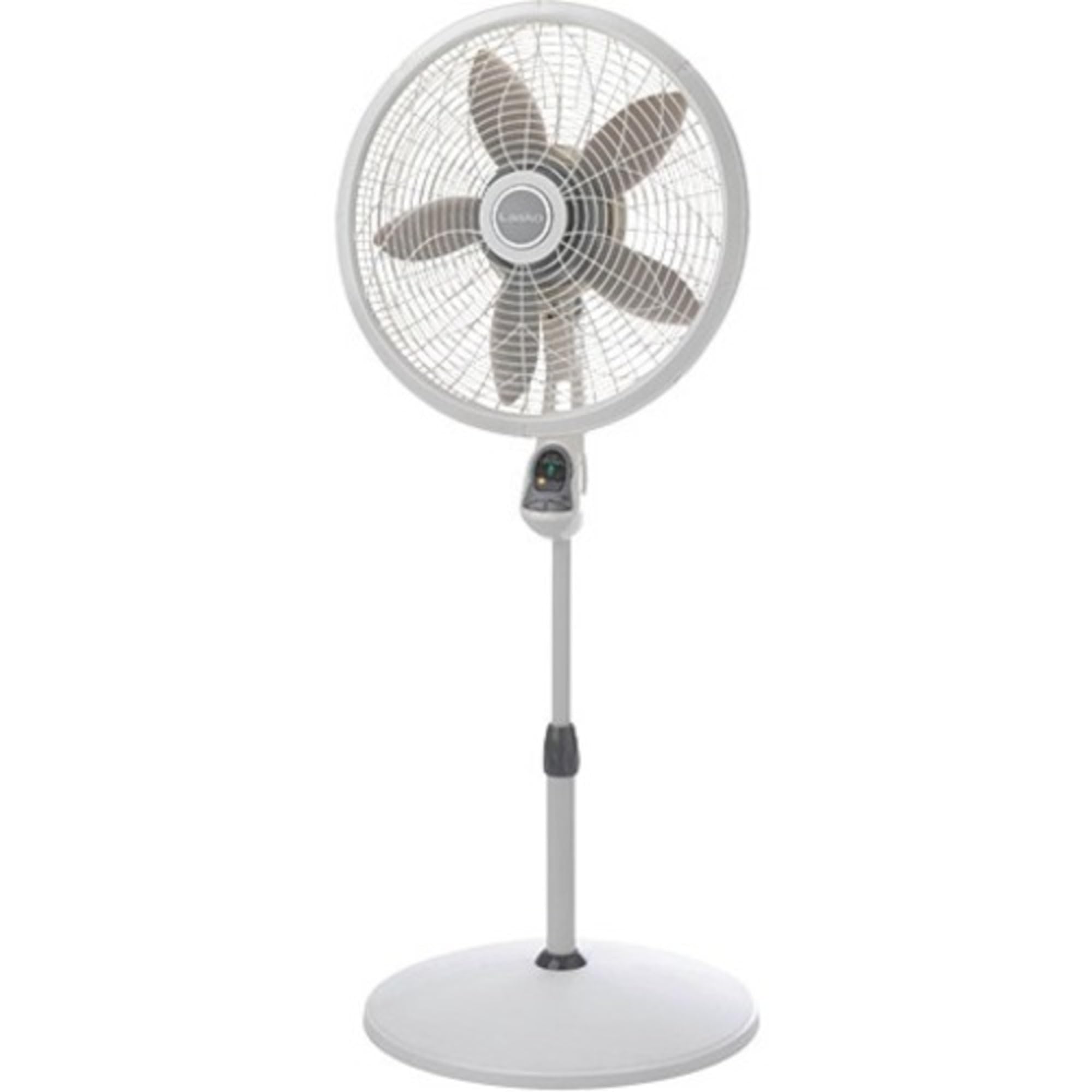 Lasko Lasko 18 Remote Control Elegance & Performance Pedestal, 3 Speed (1850) Household Fans, 26 X 21 X 6 Inches, White