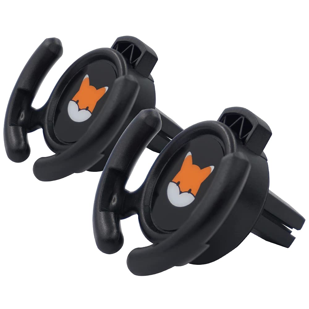 Homefox Car Vent Mount Holder 2 Pack - Compatible With Popsocket - Car Mount Made For Pop Socket Grips Collapsible Phone Holder