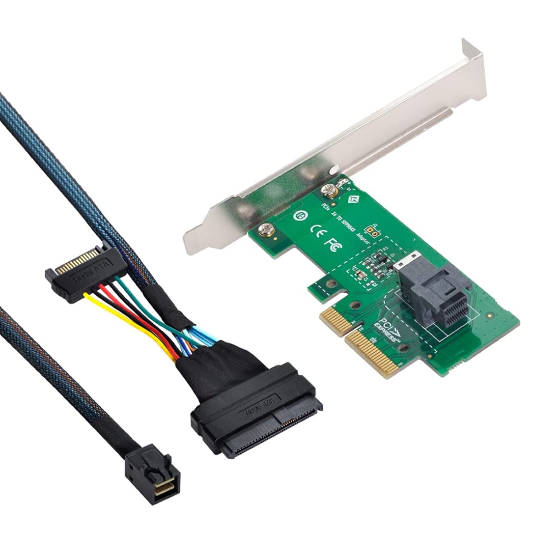 chenyang PCI-E Adapter Kit SFF-8643 to U.2 SFF-8639 NVMe with 50cm Cable Copper