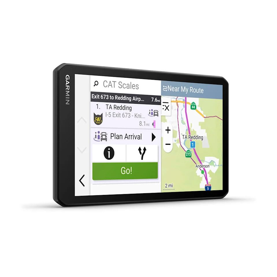 Garmin Dezl Otr720 Gps Truck Navigator 7 Large Display Touchscreen, Commercial Gps Navigation For Semi-Truck Driver Bundle With