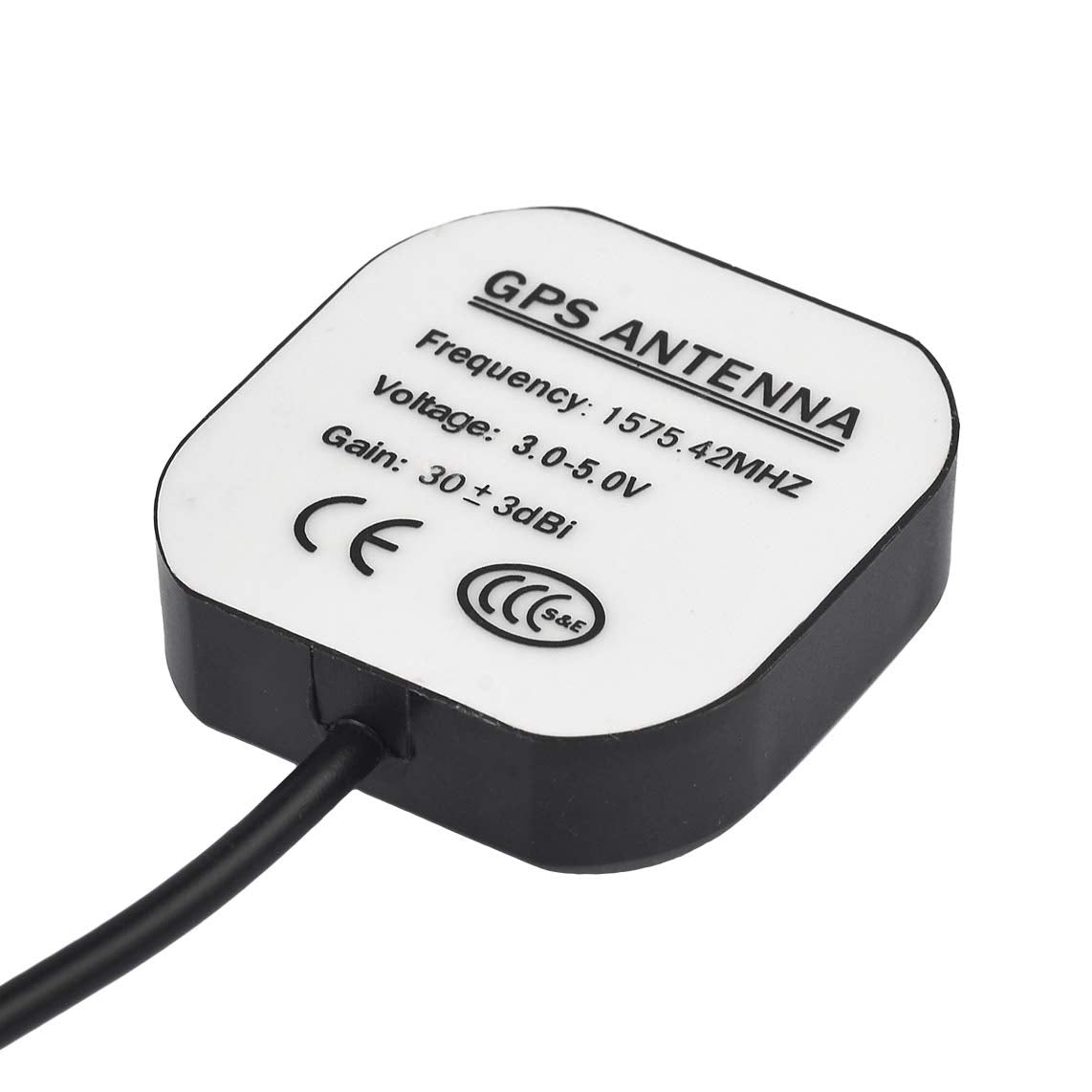 Bingfu Waterproof Active Gps Navigation Antenna Adhesive Mount Sma Male Gps Antenna With 15Cm 6 Inch U.Fl Ipx Ipex To Sma Female