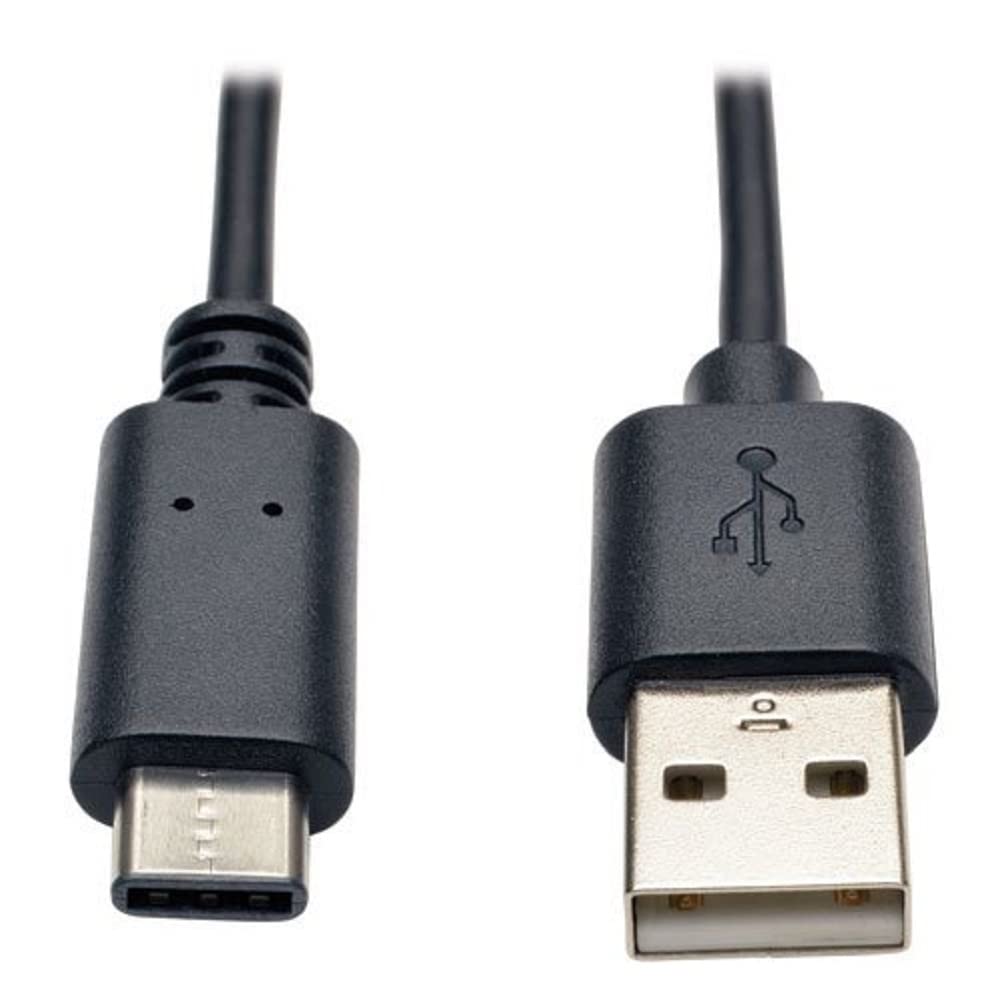 TRIPP LITE USB 2.0 Hi-Speed Cable A Male to USB Type-C Male 3 (U038-003),Black