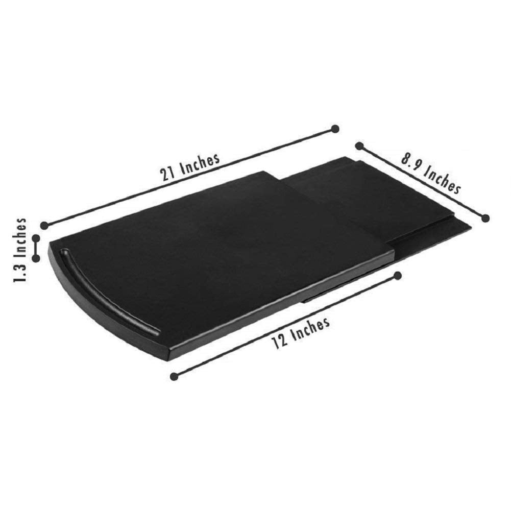 Appliance Caddy Sliding Coffee Maker Tray, 12'' Coffee Pot Slider Machine Mat Under Countertop Rolling Tray For Blender Toaster
