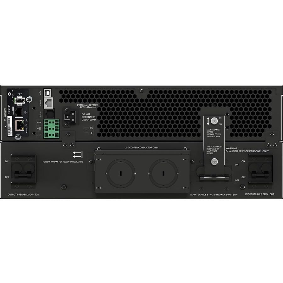 Liebert Gxt5 Ups   5Kva5Kw 208 And 120V Online Double Conversion Rack Tower Energy Star Uninterruptible Power Supply Sine Wave B