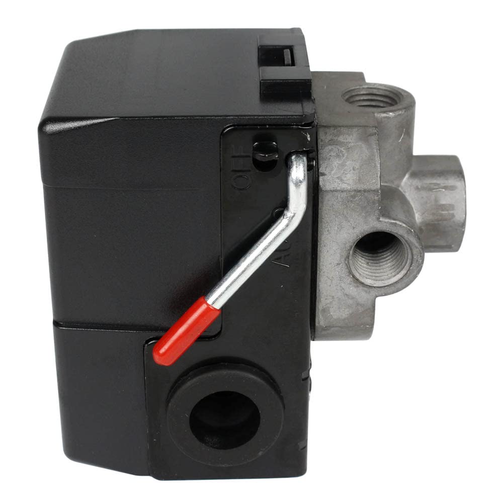 Lefoo Quality Air Compressor Pressure Switch Control 95 125 Psi 4 Port W/Unloader Lf10 4H 1 Npt1/4 95 125