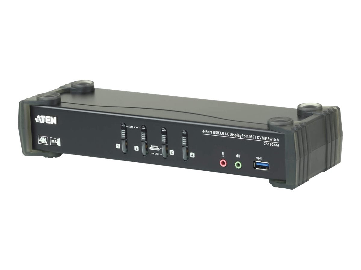 Aten 4PORT USB3.0 4K DP MST KVMP (CS1924M)