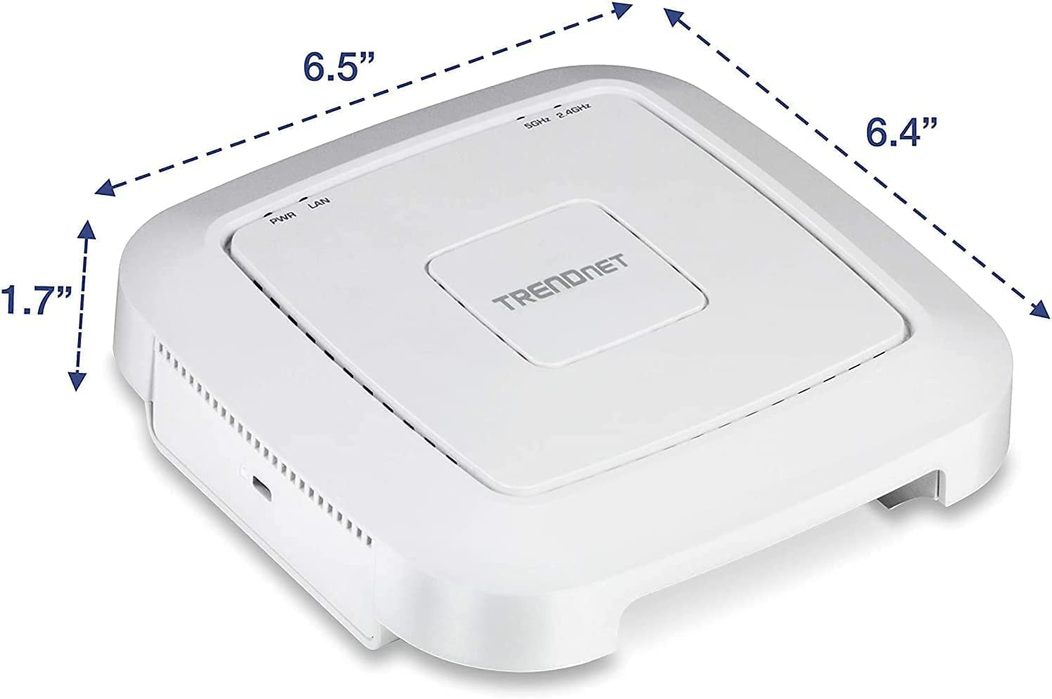 Trendnet Ac1200 Dual Band Poe Access Point, Tew 821Dap, Mu Mimo, 867 Mbps Wifi Ac+ 300 Mbps Wifi N Bands, Client Bridge, Access
