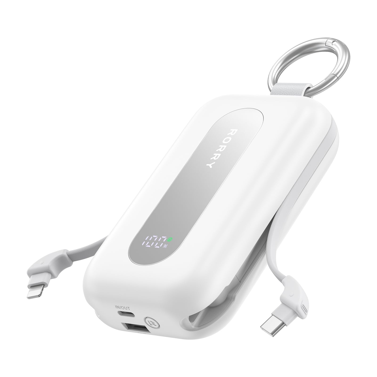 RORRY CharmGo Portable Charger 20000mAh 30W Power Bank 4 in 1 Battery Pack