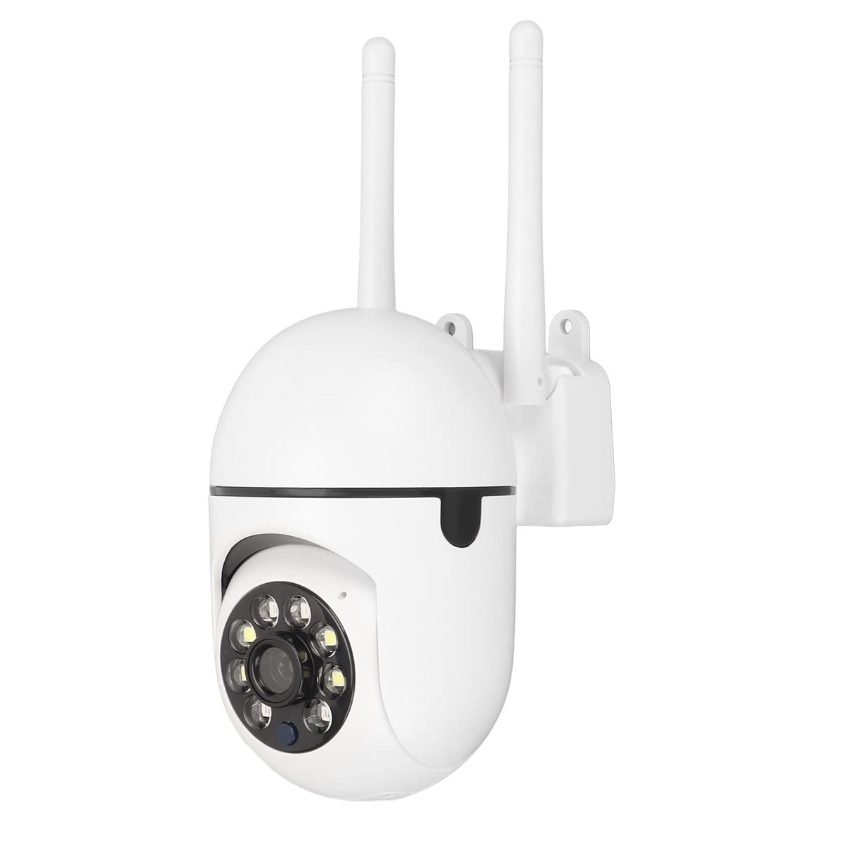 Security Camera, 1080P Wifi Outdoor Security Cameras 360 View With Ir Night Vision, Motion Detection, Two Way Audio, Remote Moni