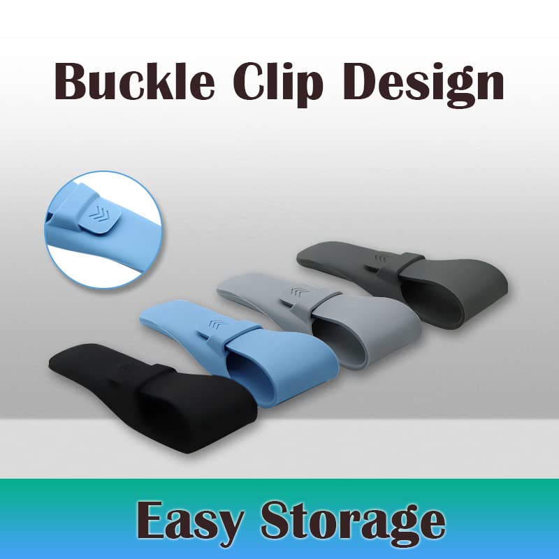 Jcsmartec 3Pack Silicone Razor Case, Rubber Safety Travel Shaver Cover Bag Protector, Portable Waterproof Razor Carrying Case (3