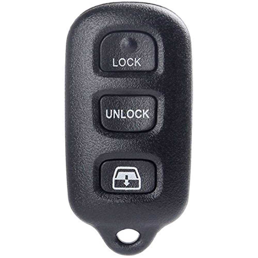 Fit for Toyota Sequoia 2001-2008 Key,1999-2009 4Runner Key fob Cover Replacement Key Shell HelloAuto (3+1 Buttons) JUST Empty CA