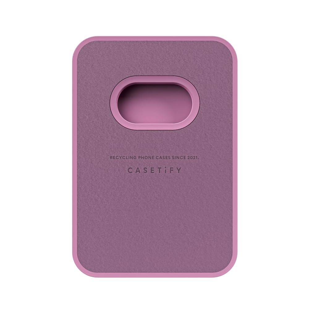 Casetify Snappy Ripple Wallet [Campatible With Magsafe] - Radish