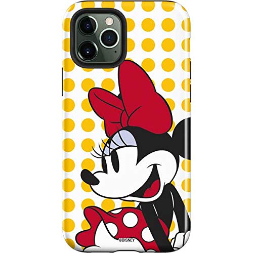 Skinit Impact Phone Case Compatible With Iphone 12 Pro Max   Officially Licensed Disney Minnie Mouse Yellow Dots Design