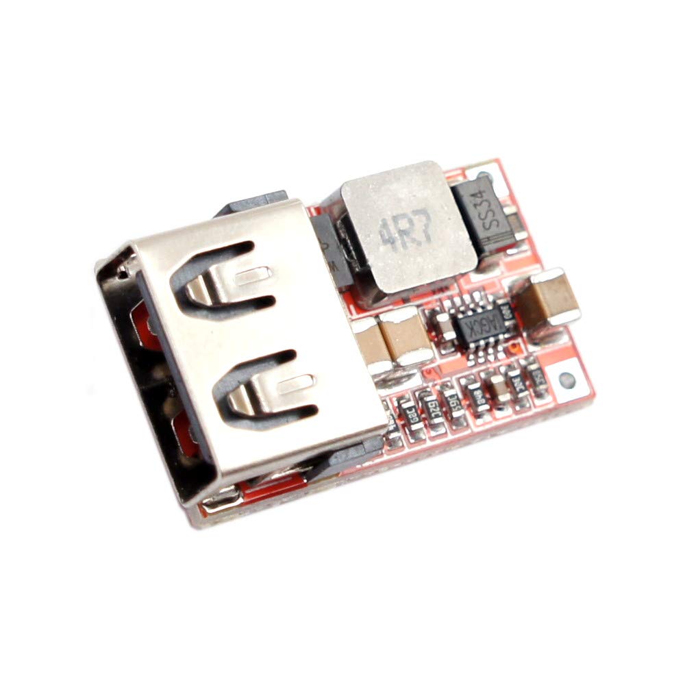 (5 Pack) 15W Usb 5V 3A Dc Buck Voltage Step Down Module 9V 12V 18V Input Synchronous Rectification 97.5% Efficiency