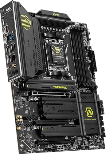Msi Mag X870 Tomahawk Wifi Gaming Motherboard (Amd Ryzen 9000/8000/7000 Series Processors, Am5, Ddr5, Pcie 5.0, M.2 Gen5, Sata 6