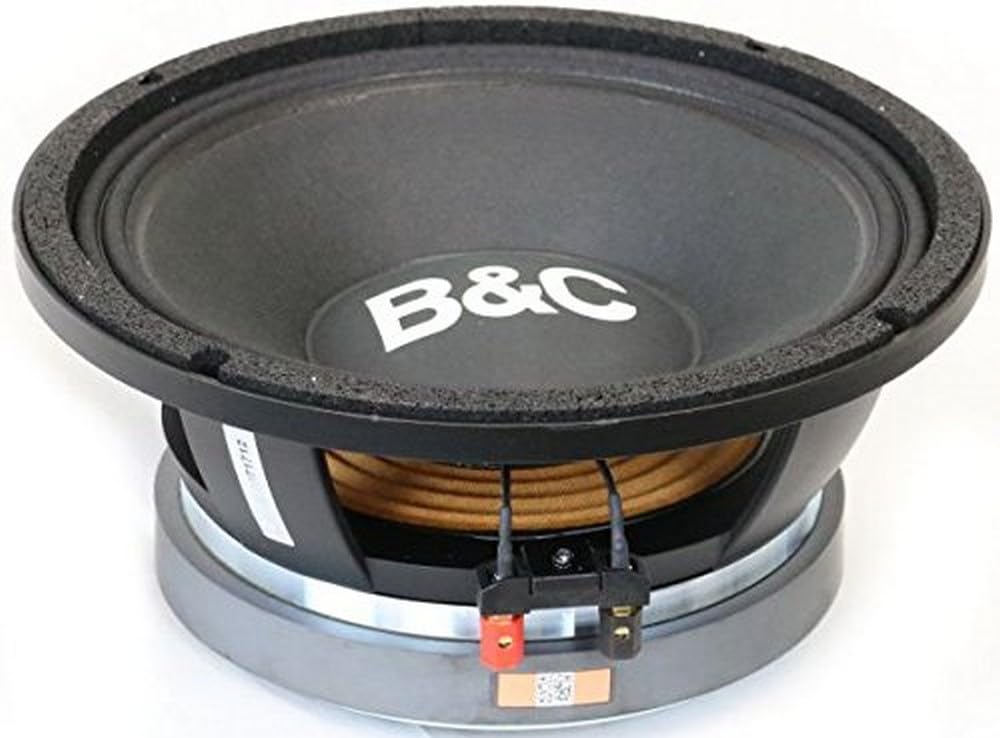 B & C Speakers 10MD555-8 10-inch Woofer Mid Bass Pro Audio Component Speaker Driver for Motorcycle Car Super High Power 350 Wrms