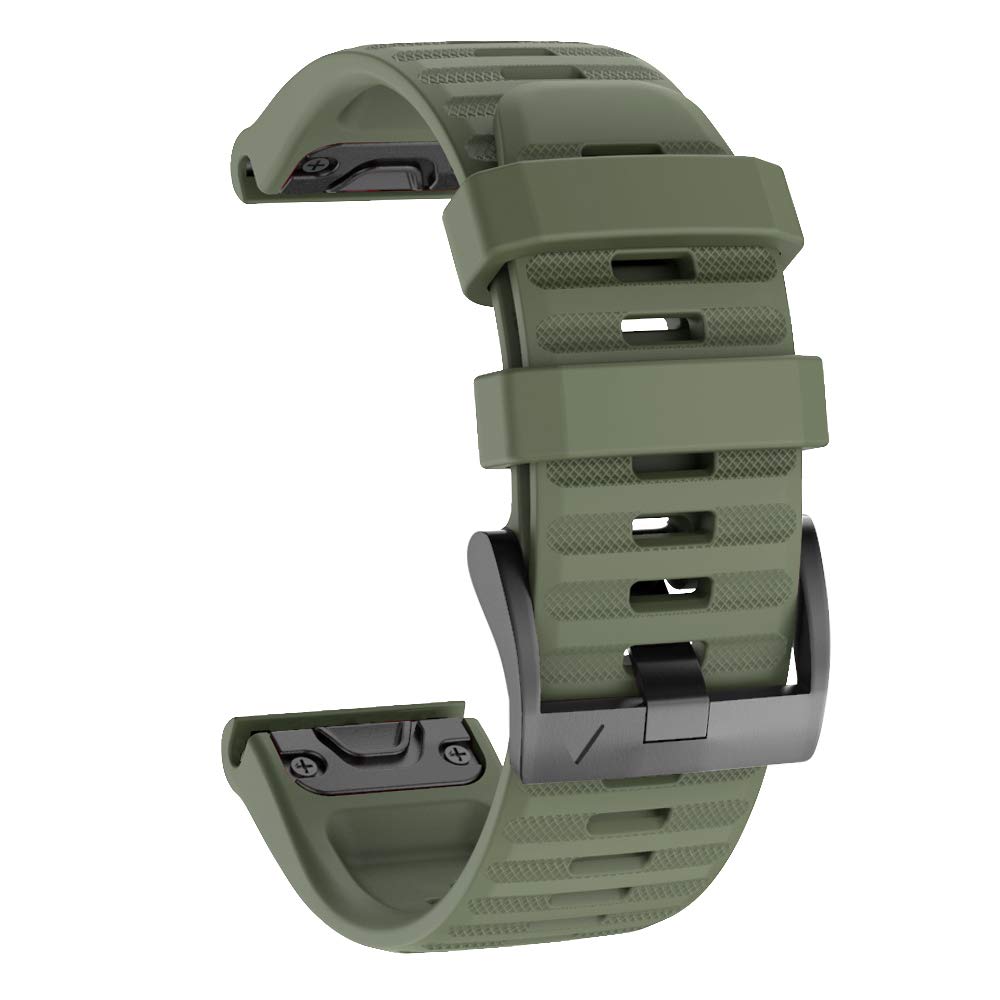 Isabake Watch Band For Garmin Fenix 6X/6X Pro, Quick Fit 26Mm Wristbands,Compatible With Fenix 6X/6X Pro Fenix 5X/5X Plus Fenix