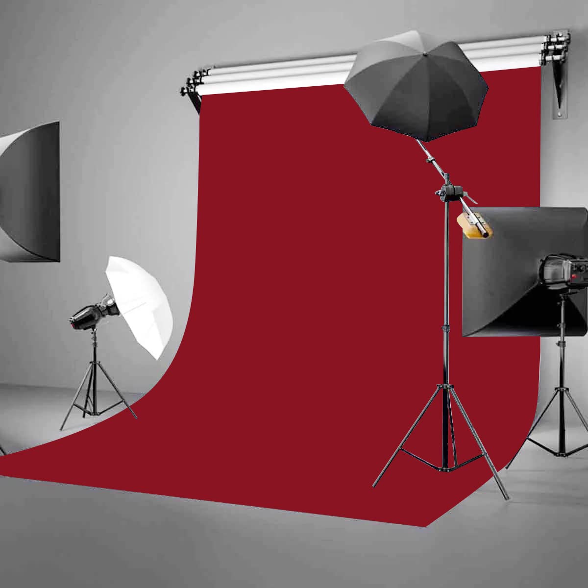 Lylycty 5X7Ft Burgundy Cloth Photography Backdrop Solid Color Photo Background Video Props Ly666