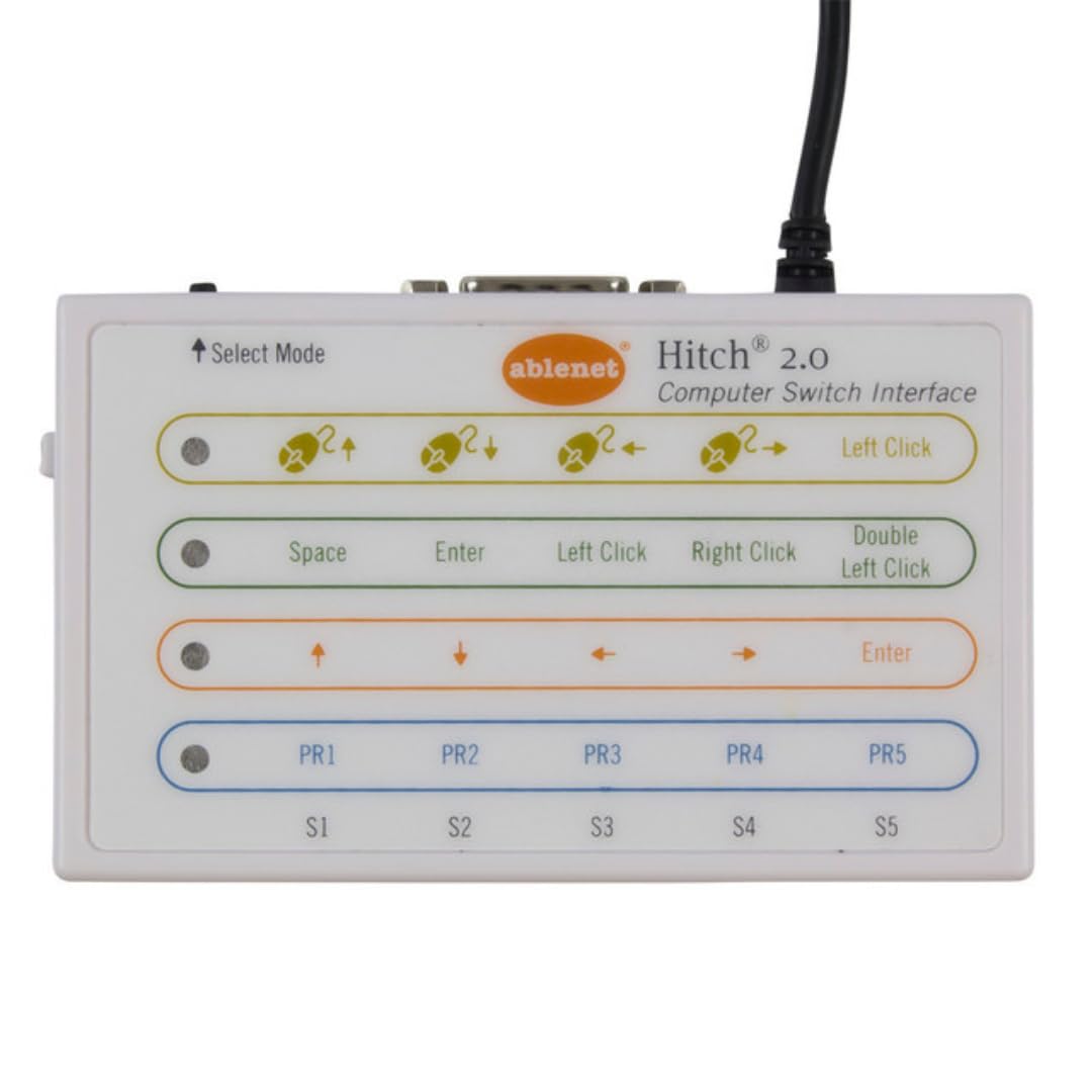 Ablenet Hitch 2   Plug And Play Usb Computer Switch Interface For Accessibility   Control, Learn, And Enhance User Experience  