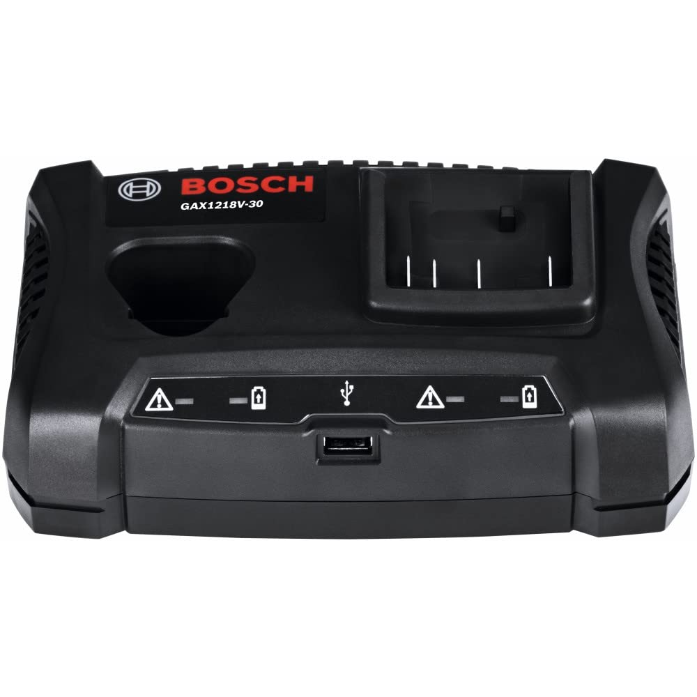Bosch Gax1218V 30 18V/12V Dual Bay Lithium Ion Battery Charger