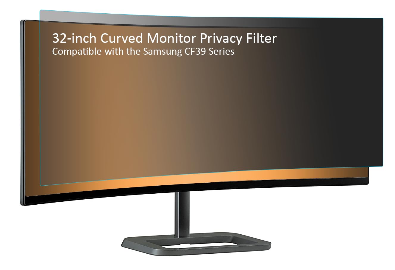 Photodon Privacy Filter For The Samsung Cf39 Series 32 Inch Curved Monitor With Installation And Care Kit