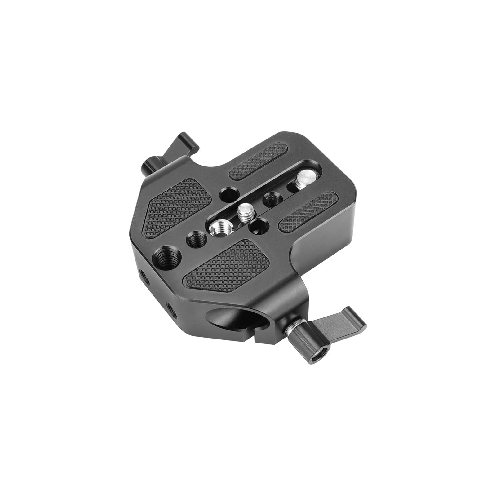 Szrig 15Mm Base Plate General Purpose Slim Digital Slr Camera Base Plate With 15Mm Rod Rail Clamp Aluminum Alloy Photo Studio